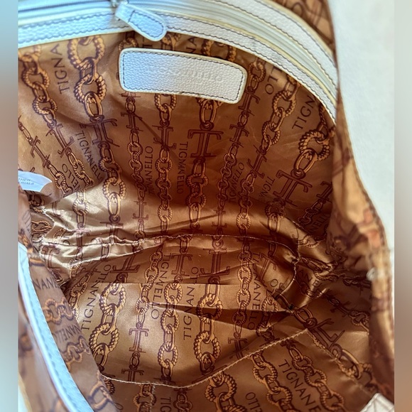 White Leather hobo bag - Picture 3 of 16